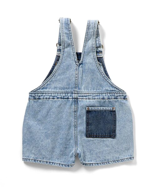 BREEZE(ブリーズ)の「Im Jelly 加工ショートサロペット(サロペット/オーバーオール・キッズ・ピンク/インディゴブルー・90/110/130)」の14枚目の写真