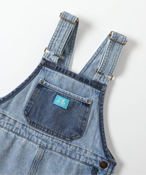 BREEZE(ブリーズ)の「Im Jelly 加工ショートサロペット(サロペット/オーバーオール・キッズ・ピンク/インディゴブルー・90/110/130)」の15枚目の写真