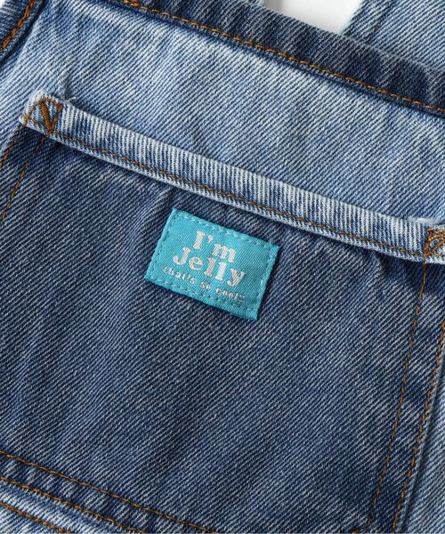 BREEZE(ブリーズ)の「Im Jelly 加工ショートサロペット(サロペット/オーバーオール・キッズ・ピンク/インディゴブルー・90/110/130)」の16枚目の写真