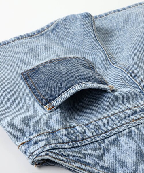 BREEZE(ブリーズ)の「Im Jelly 加工ショートサロペット(サロペット/オーバーオール・キッズ・ピンク/インディゴブルー・90/110/130)」の19枚目の写真