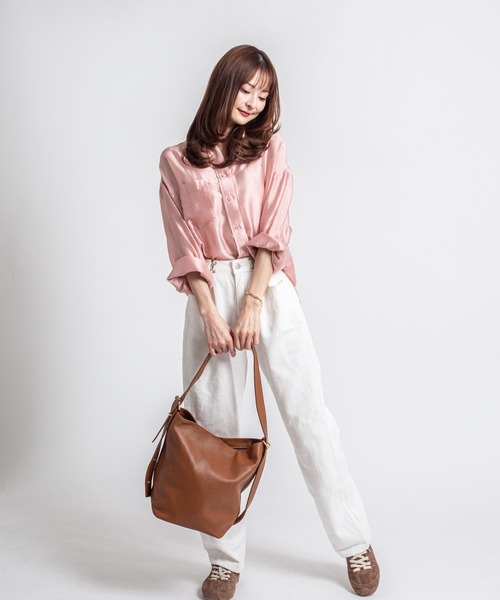 AULENTTI（オウレンティ）の「【AULENTTI/オウレンティ】トートバッグ　マグネット（トートバッグ・レディース・ブラック/ブラウン/ダークブラウン・FREE）」の7枚目の写真