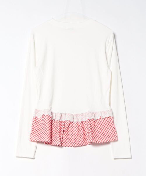 GEMEDA(ジェメダ)の「【26春新作】リボン付き レイヤード風 長袖カットソー(Tシャツ/カットソー・レディース・ブラック/ホワイト/ブラック系その他/ホワイト系その他・M)」の19枚目の写真