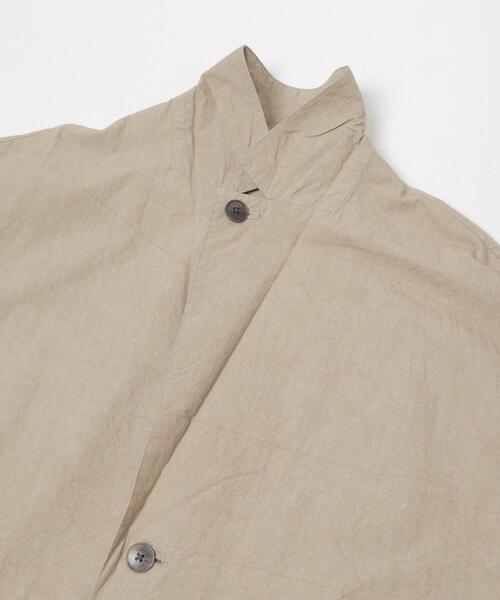 かぐれ（カグレ）の「テーラードカラーショップコート（その他アウター・レディース・ベージュ/チャコールグレー・FREE）」の17枚目の写真