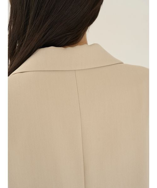 SNIDEL（スナイデル）の「オーバーサイズジャケット（テーラードジャケット・レディース・ライトベージュ/グレー・F）」の12枚目の写真