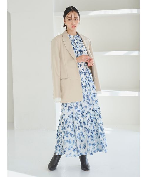 SNIDEL（スナイデル）の「オーバーサイズジャケット（テーラードジャケット・レディース・ライトベージュ/グレー・F）」の19枚目の写真