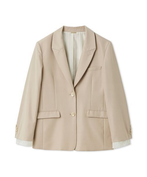 SNIDEL（スナイデル）の「オーバーサイズジャケット（テーラードジャケット・レディース・ライトベージュ/グレー・F）」の22枚目の写真