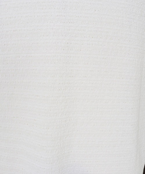 CAMBIO(カンビオ)の「mt10275- レースニットTシャツ(CA02-63219)(Tシャツ/カットソー・メンズ・ブラック/ネイビー/ホワイト・XL/L/M)」の19枚目の写真