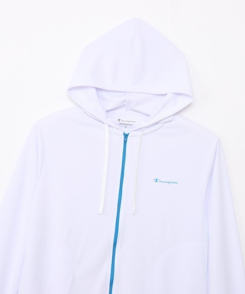 Champion（チャンピオン）の「チャンピオン  ZIP HOODED SHIRT（パーカー・レディース・ネイビー/ホワイト・M/L）」の10枚目の写真