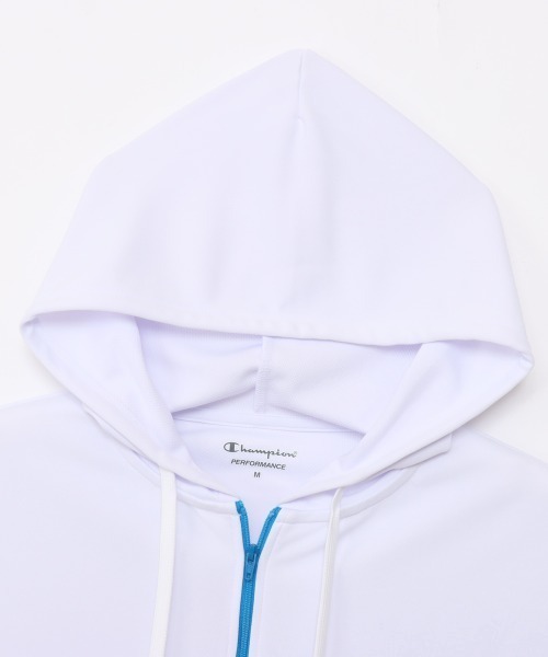 Champion（チャンピオン）の「チャンピオン  ZIP HOODED SHIRT（パーカー・レディース・ネイビー/ホワイト・M/L）」の9枚目の写真