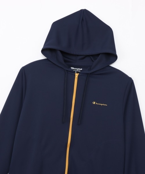 Champion（チャンピオン）の「チャンピオン  ZIP HOODED SHIRT（パーカー・レディース・ネイビー/ホワイト・M/L）」の7枚目の写真
