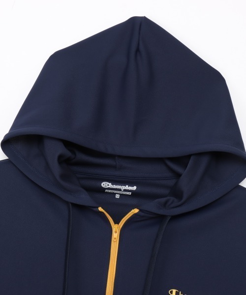 Champion（チャンピオン）の「チャンピオン  ZIP HOODED SHIRT（パーカー・レディース・ネイビー/ホワイト・M/L）」の6枚目の写真