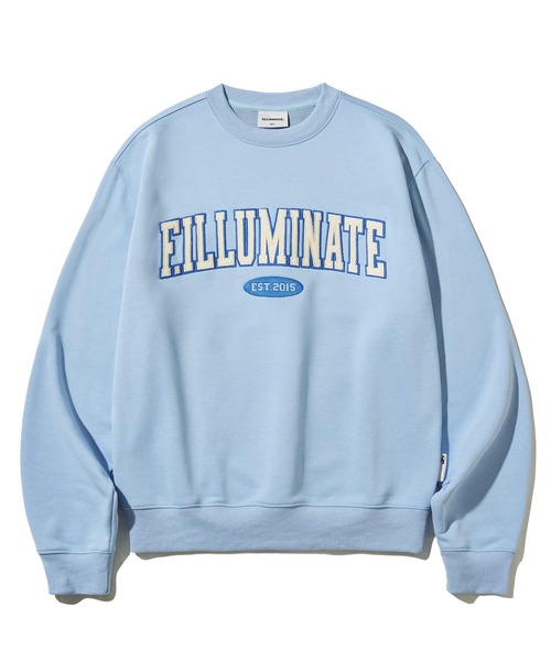 F.ILLUMINATE（フィルミネイト）の「【UNISEX】Filluminate／アーチロゴプルオーバー（スウェット・レディース・グレー/ブラック/ライトブルー・SMALL/MEDIUM）」の22枚目の写真