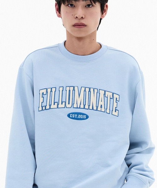 F.ILLUMINATE（フィルミネイト）の「【UNISEX】Filluminate／アーチロゴプルオーバー（スウェット・レディース・グレー/ブラック/ライトブルー・SMALL/MEDIUM）」の17枚目の写真