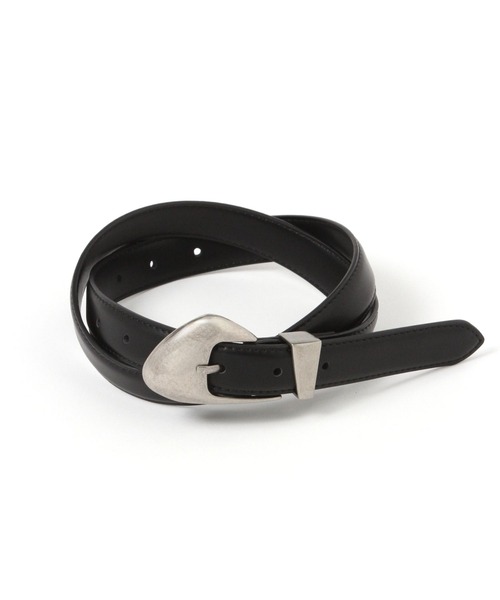 LAKOLE（ラコレ）の「変形バックルベルト / 648389（ベルト・レディース・ブラウン/ブラック・FREE）」の2枚目の写真