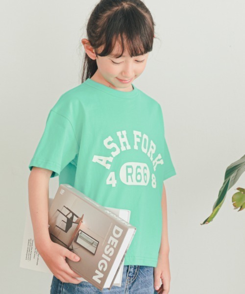 ZERO standerd(ゼロスタンダード)の「ZERO standerd/ゼロスタンダード ASH FORK Tシャツ(Tシャツ/カットソー・キッズ・ブルー/パープル/ブラック・130cm/140cm/150cm/160cm/120cm/110cm/100cm)」の4枚目の写真