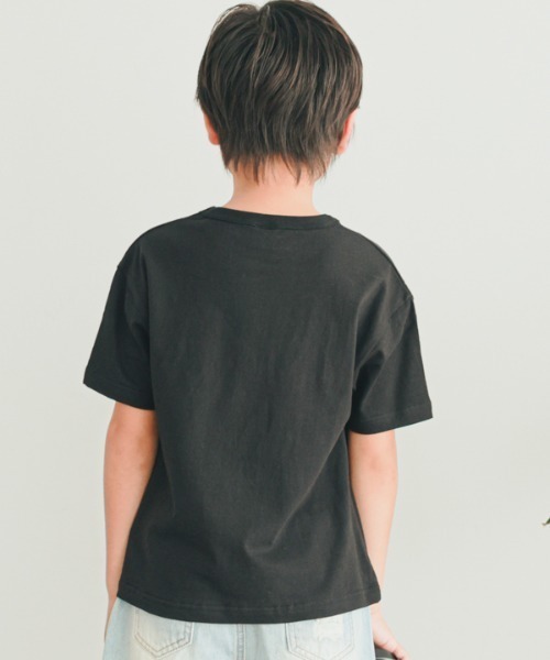 ZERO standerd(ゼロスタンダード)の「ZERO standerd/ゼロスタンダード ASH FORK Tシャツ(Tシャツ/カットソー・キッズ・ブルー/パープル/ブラック・130cm/140cm/150cm/160cm/120cm/110cm/100cm)」の7枚目の写真