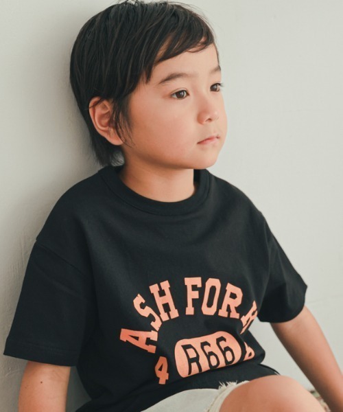 ZERO standerd(ゼロスタンダード)の「ZERO standerd/ゼロスタンダード ASH FORK Tシャツ(Tシャツ/カットソー・キッズ・ブルー/パープル/ブラック・130cm/140cm/150cm/160cm/120cm/110cm/100cm)」の8枚目の写真