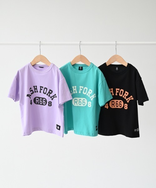 ZERO standerd(ゼロスタンダード)の「ZERO standerd/ゼロスタンダード ASH FORK Tシャツ(Tシャツ/カットソー・キッズ・ブルー/パープル/ブラック・130cm/140cm/150cm/160cm/120cm/110cm/100cm)」の20枚目の写真