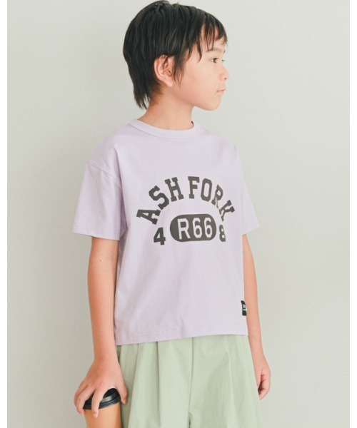 ZERO standerd(ゼロスタンダード)の「ZERO standerd/ゼロスタンダード ASH FORK Tシャツ(Tシャツ/カットソー・キッズ・ブルー/パープル/ブラック・130cm/140cm/150cm/160cm/120cm/110cm/100cm)」の9枚目の写真