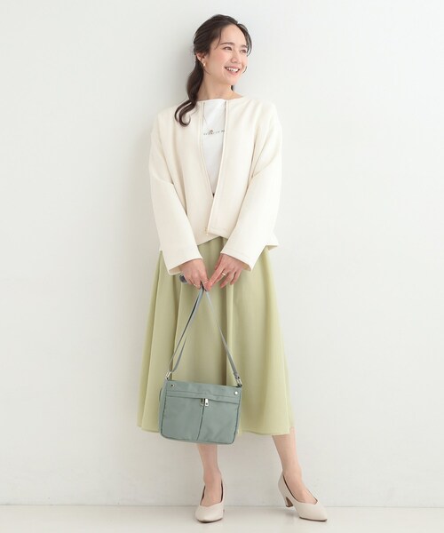 SHOO・LA・RUE（シューラルー）の「【撥水】8ポケットショルダー（ショルダーバッグ・レディース・グリーン/ダークグレー/ブラック・00）」の9枚目の写真