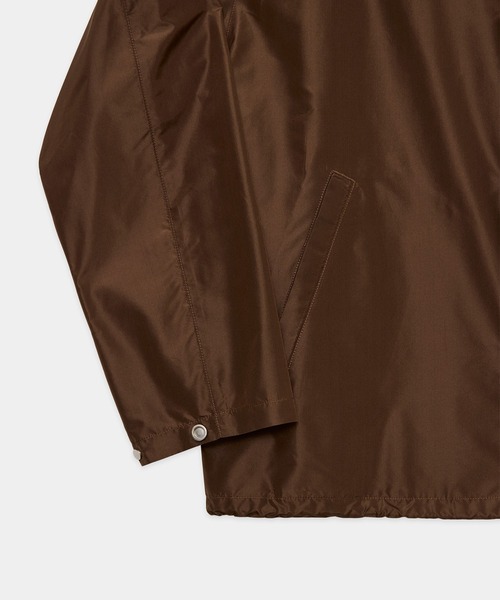 markaware(マーカウェア)の「【MARKAWARE】COACH JACKETⅢ(シルクタフタ / コーチジャケット)(ブルゾン・メンズ・ブラウン/ブラック・2/3)」の8枚目の写真