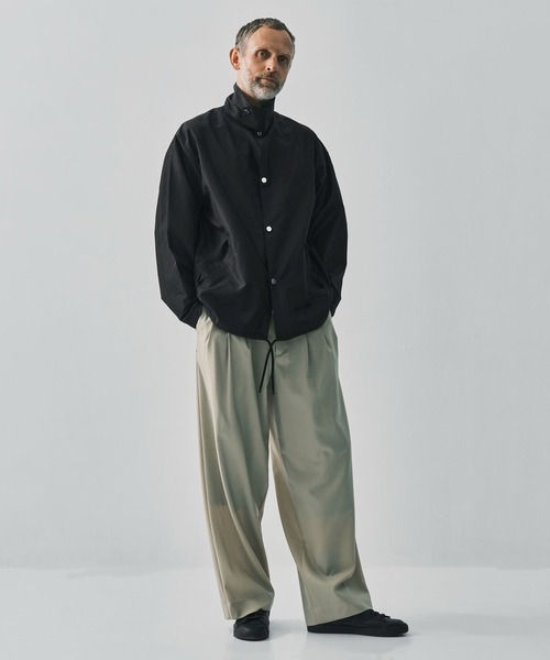 markaware(マーカウェア)の「【MARKAWARE】COACH JACKETⅢ(シルクタフタ / コーチジャケット)(ブルゾン・メンズ・ブラウン/ブラック・2/3)」の11枚目の写真