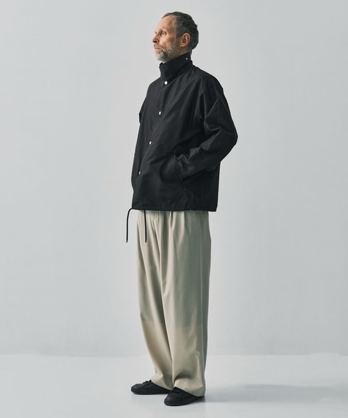 markaware(マーカウェア)の「【MARKAWARE】COACH JACKETⅢ(シルクタフタ / コーチジャケット)(ブルゾン・メンズ・ブラウン/ブラック・2/3)」の12枚目の写真