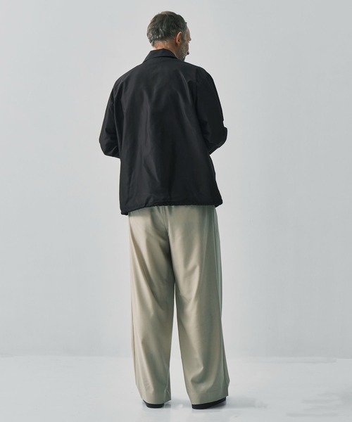 markaware(マーカウェア)の「【MARKAWARE】COACH JACKETⅢ(シルクタフタ / コーチジャケット)(ブルゾン・メンズ・ブラウン/ブラック・2/3)」の15枚目の写真