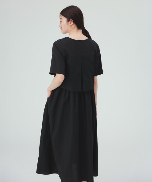 BEAMS HEART(ビームスハート)の「【7/2値下げ】レイヤード風 ワンピース(ワンピース・レディース・ブラック/ネイビー/グリーン・FREE)」の9枚目の写真
