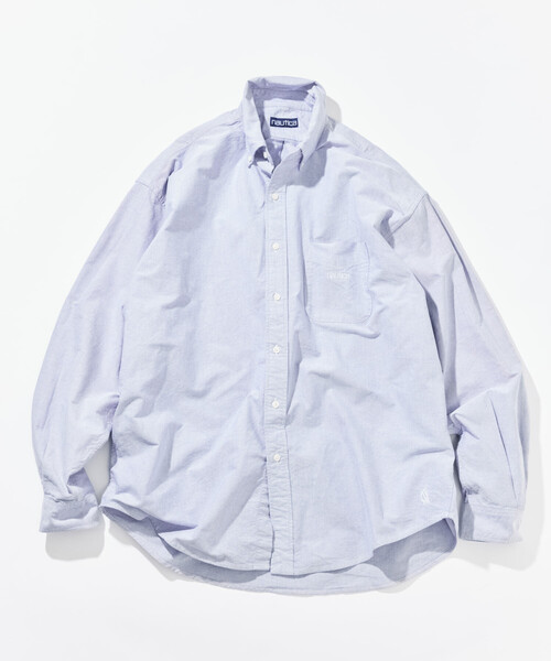 NAUTICA（ノーティカ）の「NAUTICA/ノーティカ ビッグシルエット オックスフォードBDシャツ（シャツ/ブラウス・メンズ・ホワイト/その他13/ピンク/ブラック/サックスブルー/イエロー・X-LARGE/LARGE/MEDIUM）」の3枚目の写真