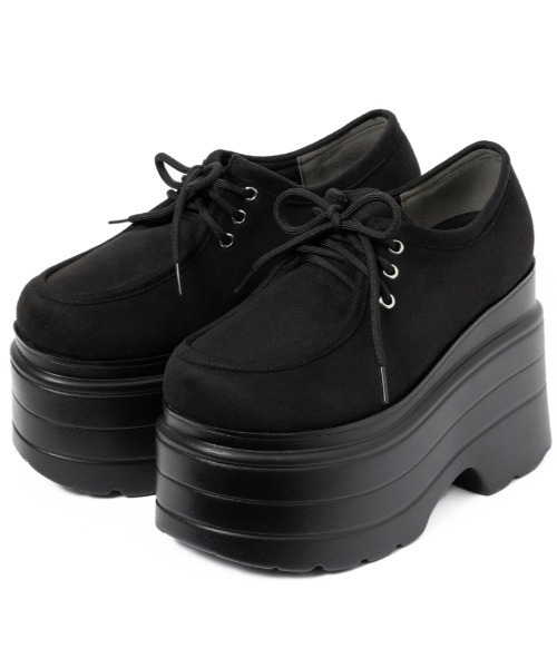 R&E（アールアンドイー）の「【2026SS新作】【R&E】ボリュームソールモカシンシューズ/デキシューズ/厚底ローファー（モカシン/デッキシューズ・レディース・ブラック/アイボリー/ベージュ系その他・L/M/S/LL）」の14枚目の写真