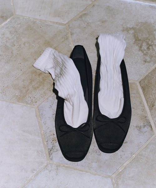 LE TALON（ルタロン）の「《WEB限定/追加》Le decore / ル デコレ ballerina（バレエシューズ・レディース・ホワイト/ブラウン/モスグリーン/ブラック×ブラック/ブラウン系その他・22cm/22.5cm/23cm/23.5cm/24cm/24.5cm/25cm）」の6枚目の写真