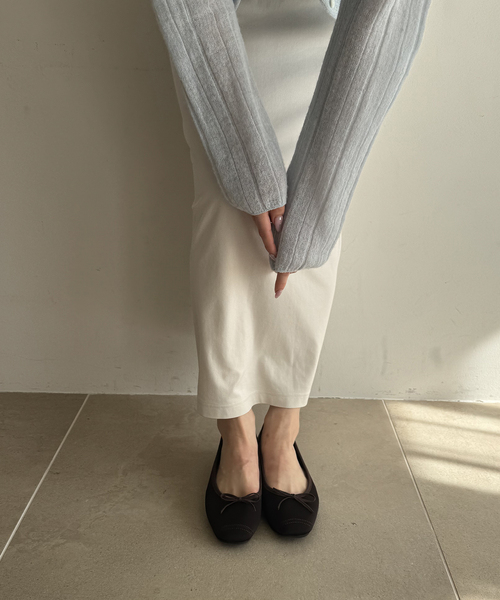 LE TALON（ルタロン）の「《WEB限定/追加》Le decore / ル デコレ ballerina（バレエシューズ・レディース・ホワイト/ブラウン/モスグリーン/ブラック×ブラック/ブラウン系その他・22cm/22.5cm/23cm/23.5cm/24cm/24.5cm/25cm）」の20枚目の写真