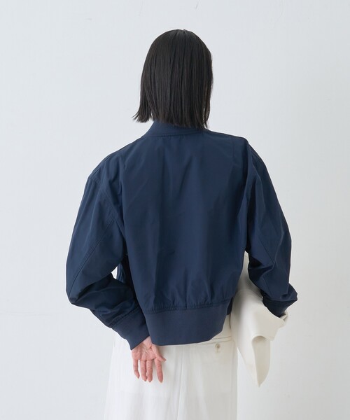 Rouge vif（ルージュヴィフ）の「ミリタリーブルゾン/形状記憶/シワ防止（ブルゾン・レディース・ダークネイビー/カーキ・フリー）」の10枚目の写真