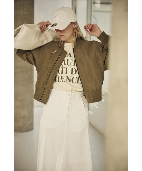 Rouge vif（ルージュヴィフ）の「ミリタリーブルゾン/形状記憶/シワ防止（ブルゾン・レディース・ダークネイビー/カーキ・フリー）」の11枚目の写真