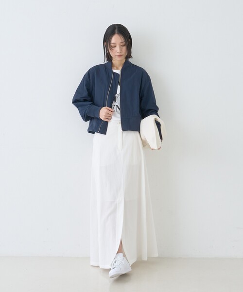 Rouge vif（ルージュヴィフ）の「ミリタリーブルゾン/形状記憶/シワ防止（ブルゾン・レディース・ダークネイビー/カーキ・フリー）」の13枚目の写真