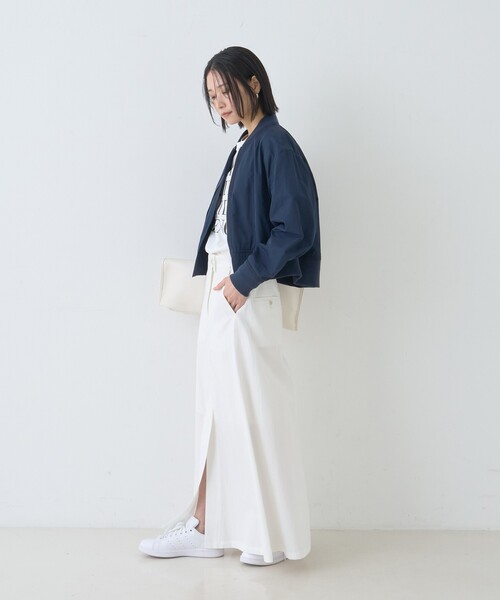 Rouge vif（ルージュヴィフ）の「ミリタリーブルゾン/形状記憶/シワ防止（ブルゾン・レディース・ダークネイビー/カーキ・フリー）」の16枚目の写真