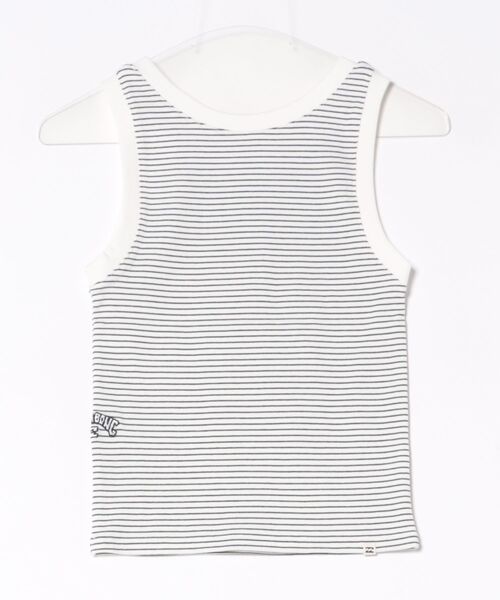 BILLABONG（ビラボン）の「BILLABONG/ビラボン タンクトップ 前後リバーシブル 2WAY ボーダー ショート丈 BG013360（タンクトップ・レディース・ブラック/ホワイト・L/M）」の13枚目の写真