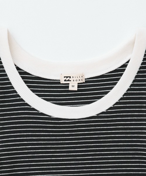 BILLABONG（ビラボン）の「BILLABONG/ビラボン タンクトップ 前後リバーシブル 2WAY ボーダー ショート丈 BG013360（タンクトップ・レディース・ブラック/ホワイト・L/M）」の12枚目の写真