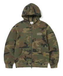 thisisneverthat(�f�B�X�C�Y�l�o�[�U�b�g)��Camouflage Thermal Zip Up Hoodie(�p�[�J�[)