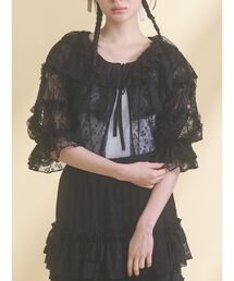 merry jenny | floral sheer bolero(カーディガン/ボレロ)