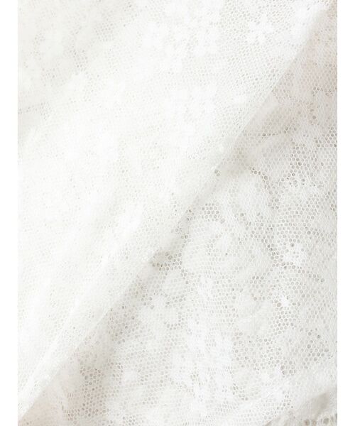 merry jenny（メリージェニー）の「floral sheer bolero（カーディガン/ボレロ・レディース・ブラック/オフホワイト・FREE）」の8枚目の写真