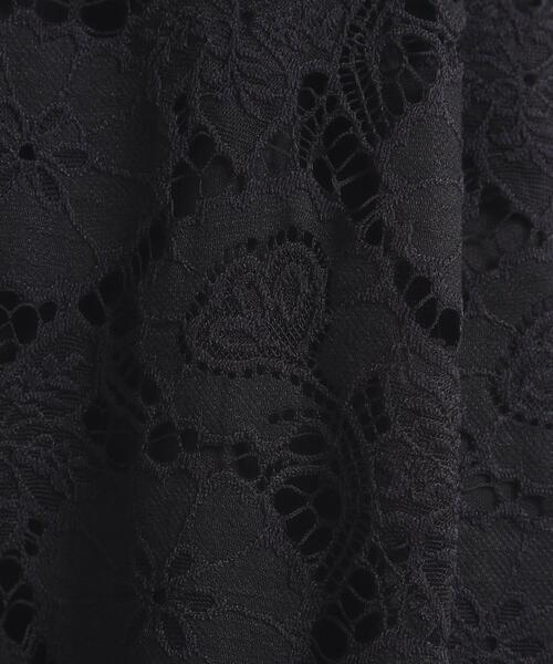 ITS'DEMO(イッツデモ)の「【手洗い可/ウエストゴム】レーススカート(スカート・レディース・ライトブルー/ブラック/オフホワイト・00)」の11枚目の写真