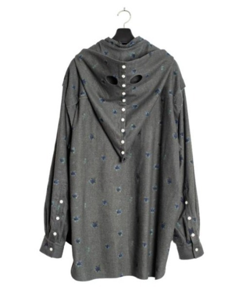 SEVESKIG(セヴシグ)の「seveskig/セブシグ/Blurred Anemone Pajama Shirt(シャツ/ブラウス・メンズ・ブラック・M/L)」の2枚目の写真