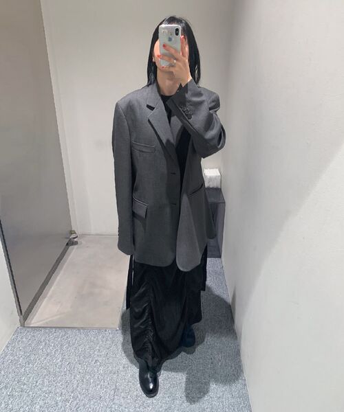 INSILENCE(インサイロンス)の「特大ウールブレザーDARKGRAY(テーラードジャケット・レディース・その他・SMALL/MEDIUM/LARGE/X-LARGE)」の19枚目の写真