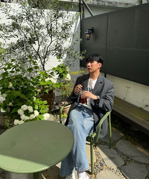 INSILENCE(インサイロンス)の「特大ウールブレザーDARKGRAY(テーラードジャケット・レディース・その他・SMALL/MEDIUM/LARGE/X-LARGE)」の20枚目の写真