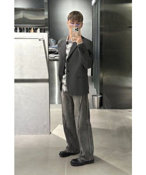 INSILENCE(インサイロンス)の「特大ウールブレザーDARKGRAY(テーラードジャケット・レディース・その他・SMALL/MEDIUM/LARGE/X-LARGE)」の22枚目の写真
