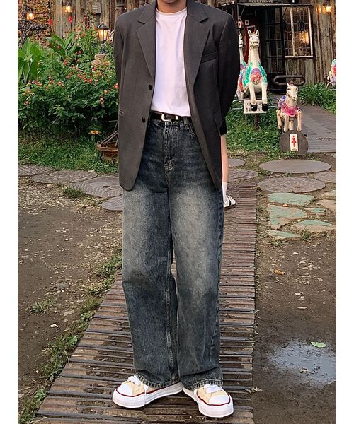 INSILENCE(インサイロンス)の「特大ウールブレザーDARKGRAY(テーラードジャケット・レディース・その他・SMALL/MEDIUM/LARGE/X-LARGE)」の16枚目の写真