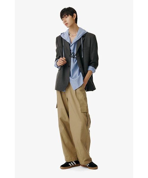 INSILENCE(インサイロンス)の「特大ウールブレザーDARKGRAY(テーラードジャケット・レディース・その他・SMALL/MEDIUM/LARGE/X-LARGE)」の7枚目の写真