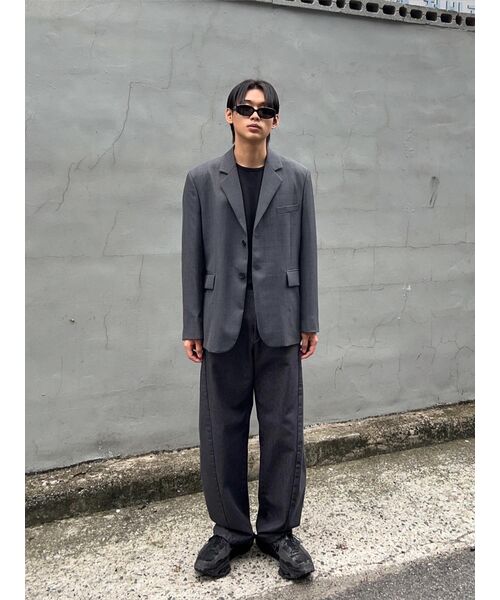 INSILENCE(インサイロンス)の「特大ウールブレザーDARKGRAY(テーラードジャケット・レディース・その他・SMALL/MEDIUM/LARGE/X-LARGE)」の12枚目の写真